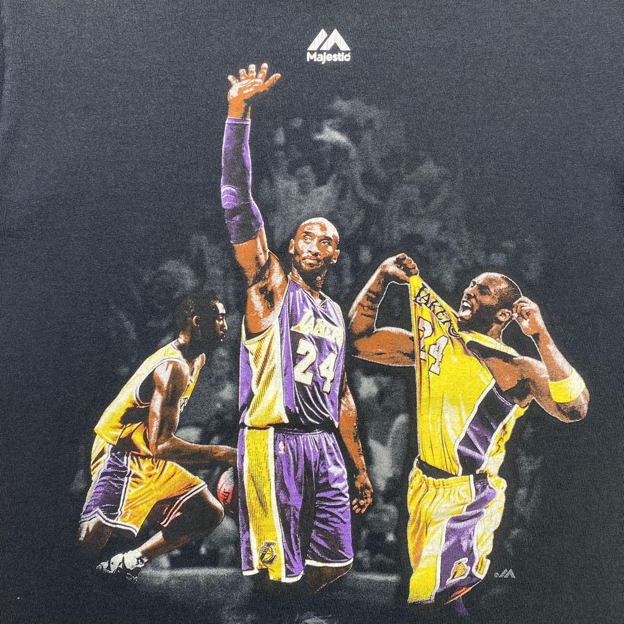 KOBE BRYANT LA LAKERS BASKETBALL JERSEY ADIDAS BLACK - Depop