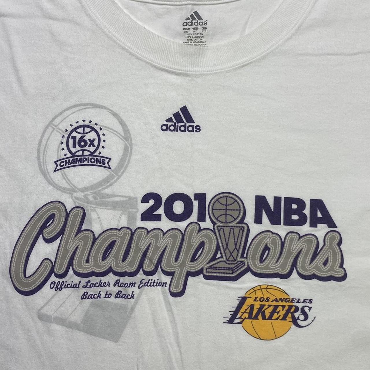 LA Lakers championship shirt 2010 NBA Champions | Depop