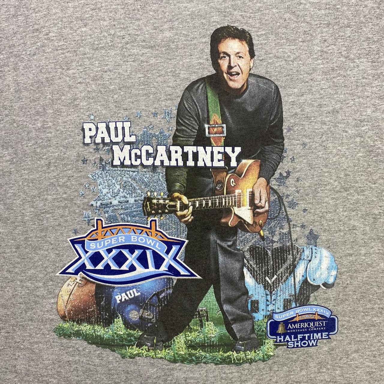 Paul McCartney x Super Bowl football shirt - Depop