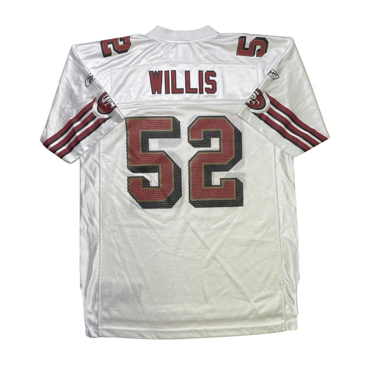 Reebok, Shirts, San Francisco 49ers Men Jersey Large White Reebok On  Field Patrick Willis 52