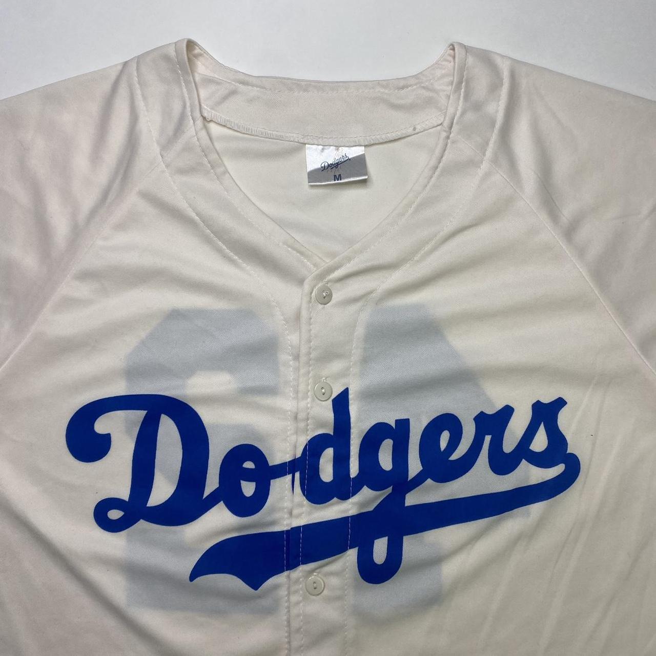 Majestic LA Dodgers Jackie Robison #42 Jersey Size - Depop