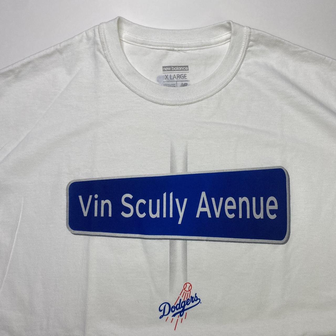 LA Dodgers x Vin Scully baseball jersey shirt Vin - Depop