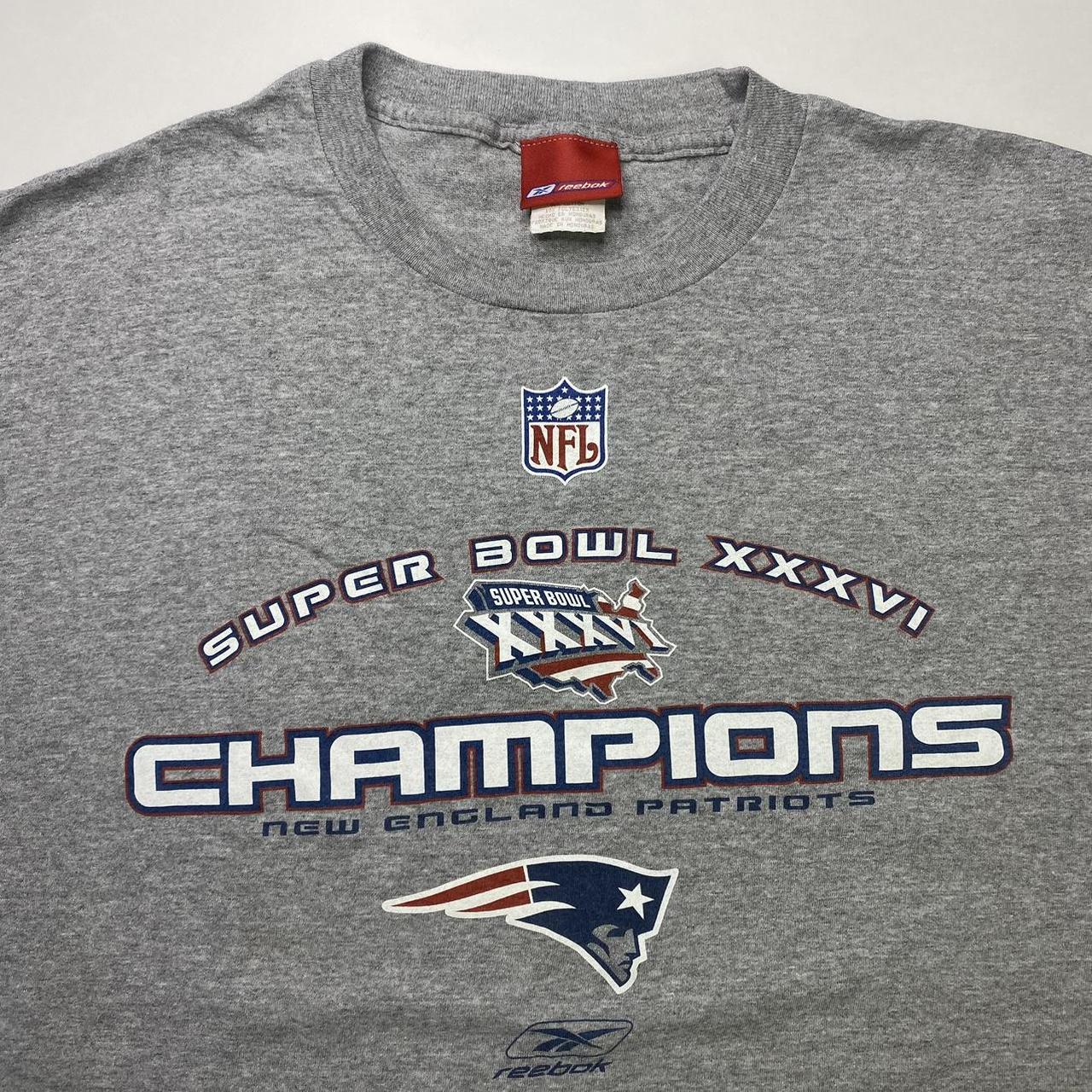 Vintage New England Patriots Super Bowl XXXVI Shirt Size 