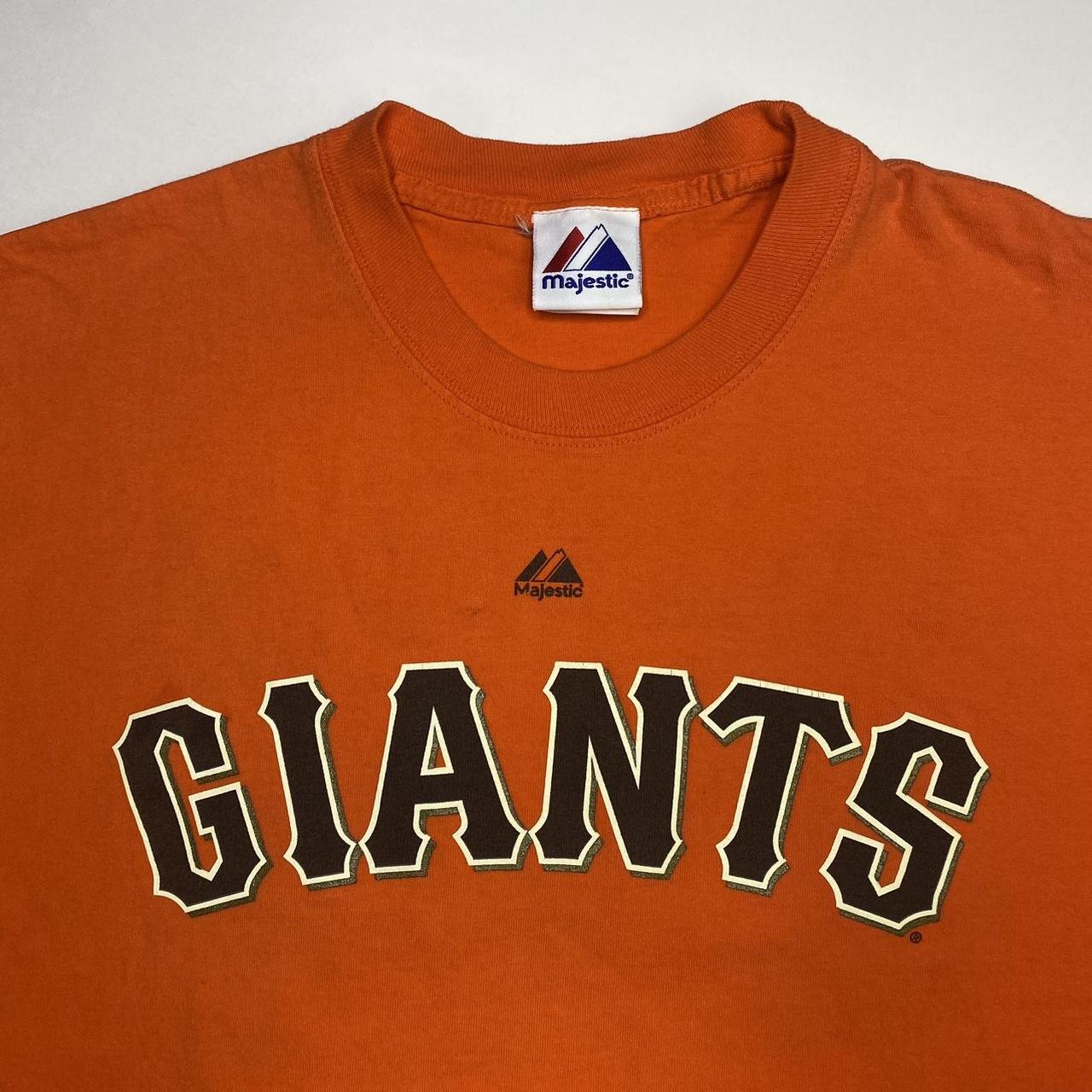 Majestic, Shirts, Mlb San Francisco Giants Tim Lincecum Orange Short  Sleeve Tshirt