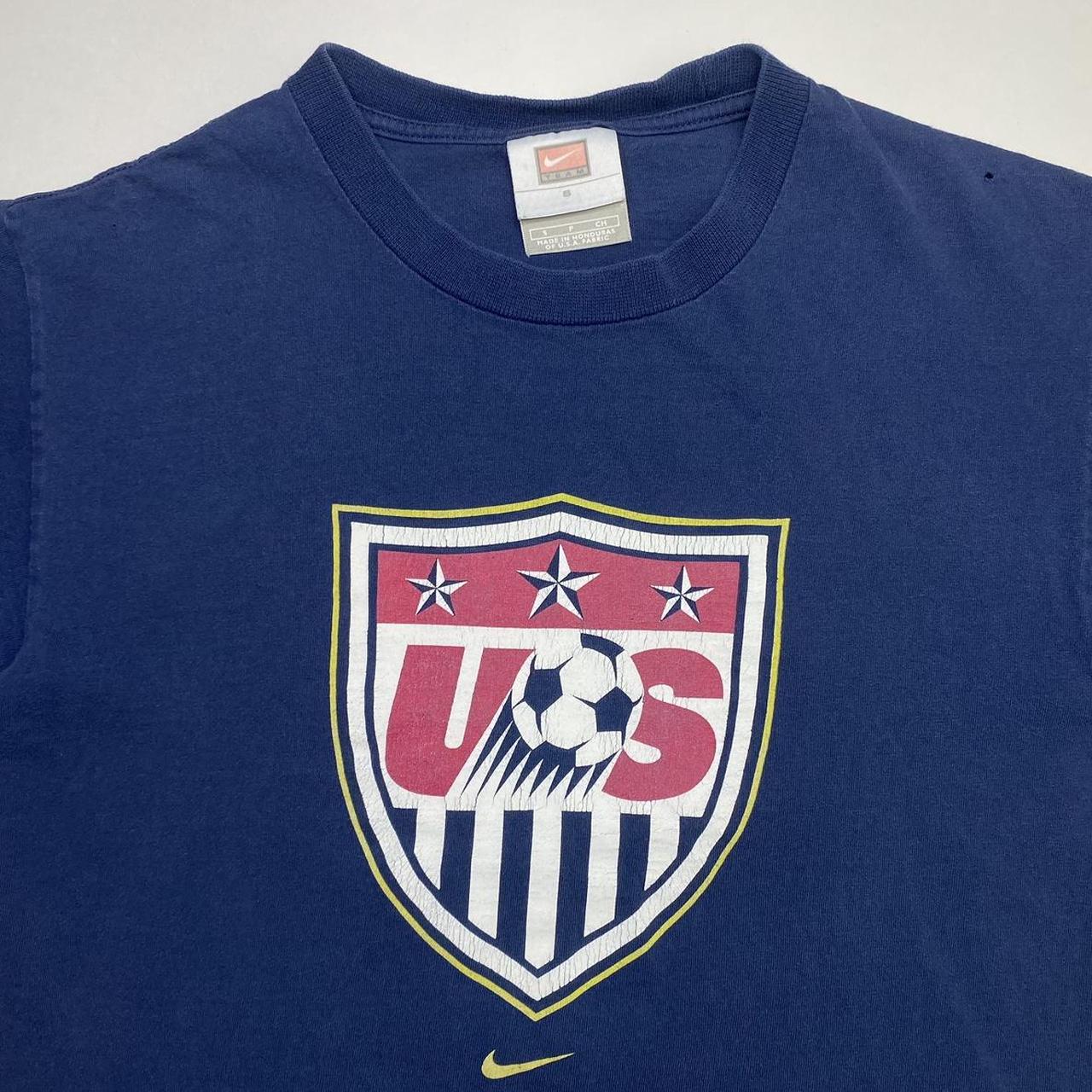 Vintage Nike USA soccer shirt Condition... Depop
