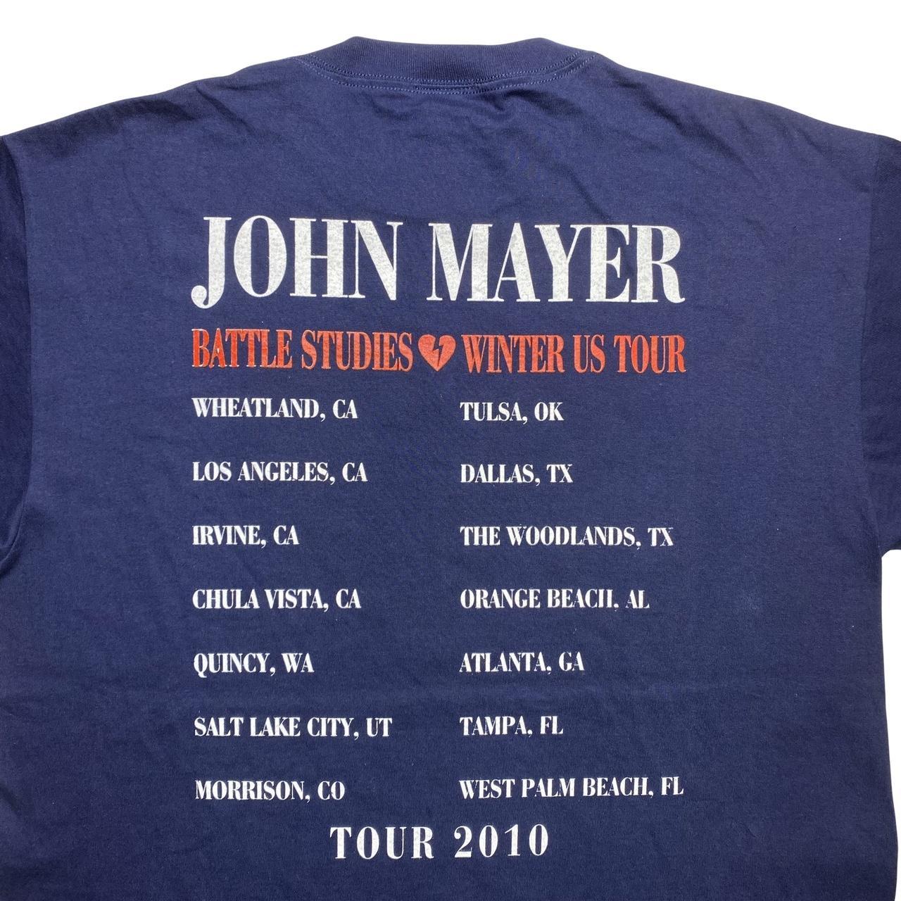JOHN MAYER 2010 ツアーTシャツ 両面プリント Mサイズ a72a0fdabfdbe18c87db6eb3157009