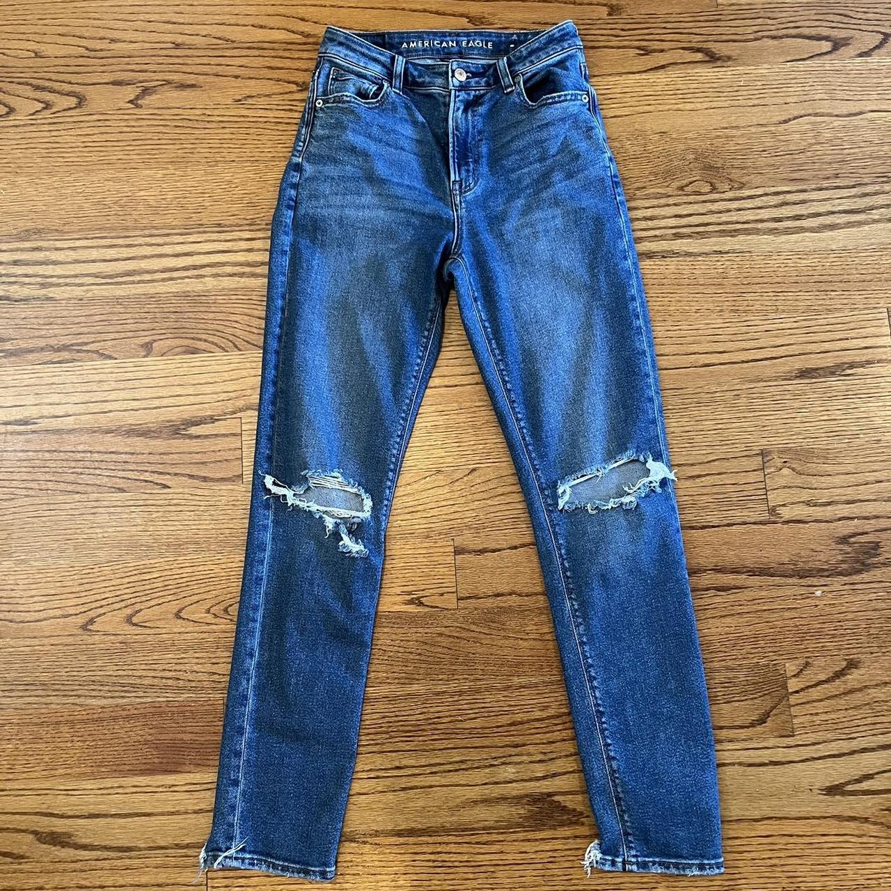 American Eagle stretch jeans Mom Jean fit Size... Depop