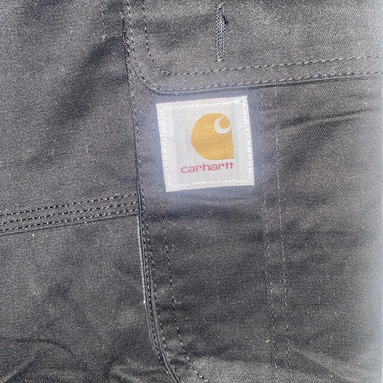 Carhartt Black Cargo Trousers, Size 30w 32l With - Depop