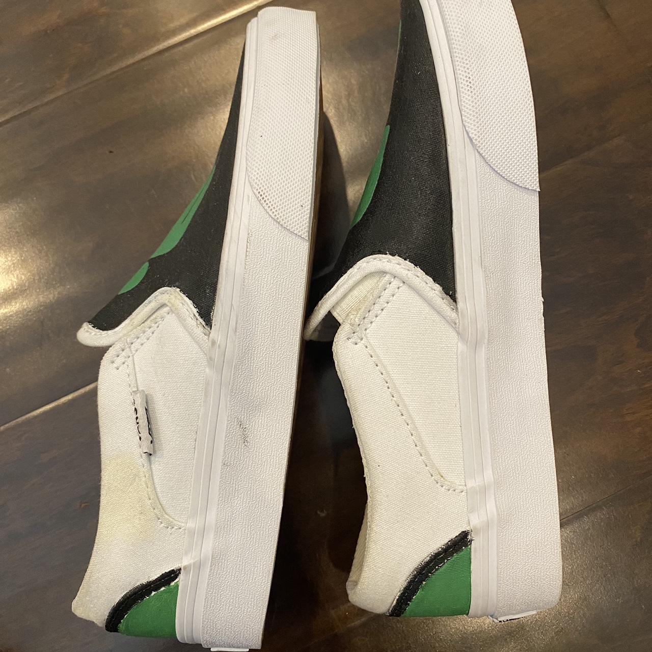 Hand painted Billie Eilish logo vans. These Vans... - Depop