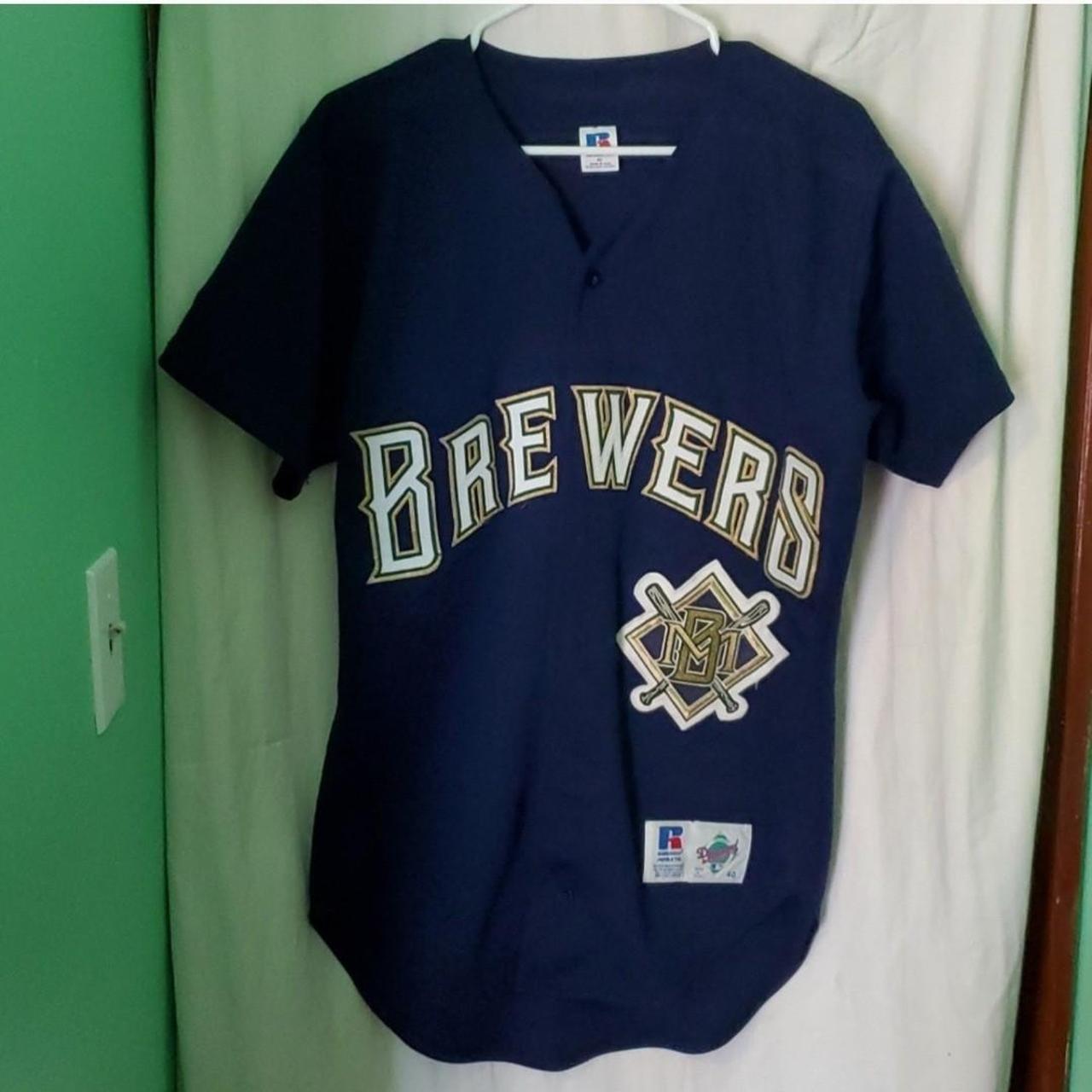 1990s Russell Athletic Diamond Collection Milwaukee Brewers