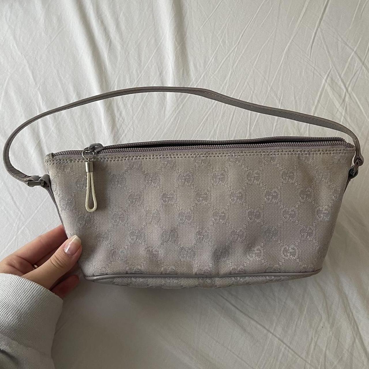 Rare Vintage Gucci Boat Monogram Pochette in - Depop