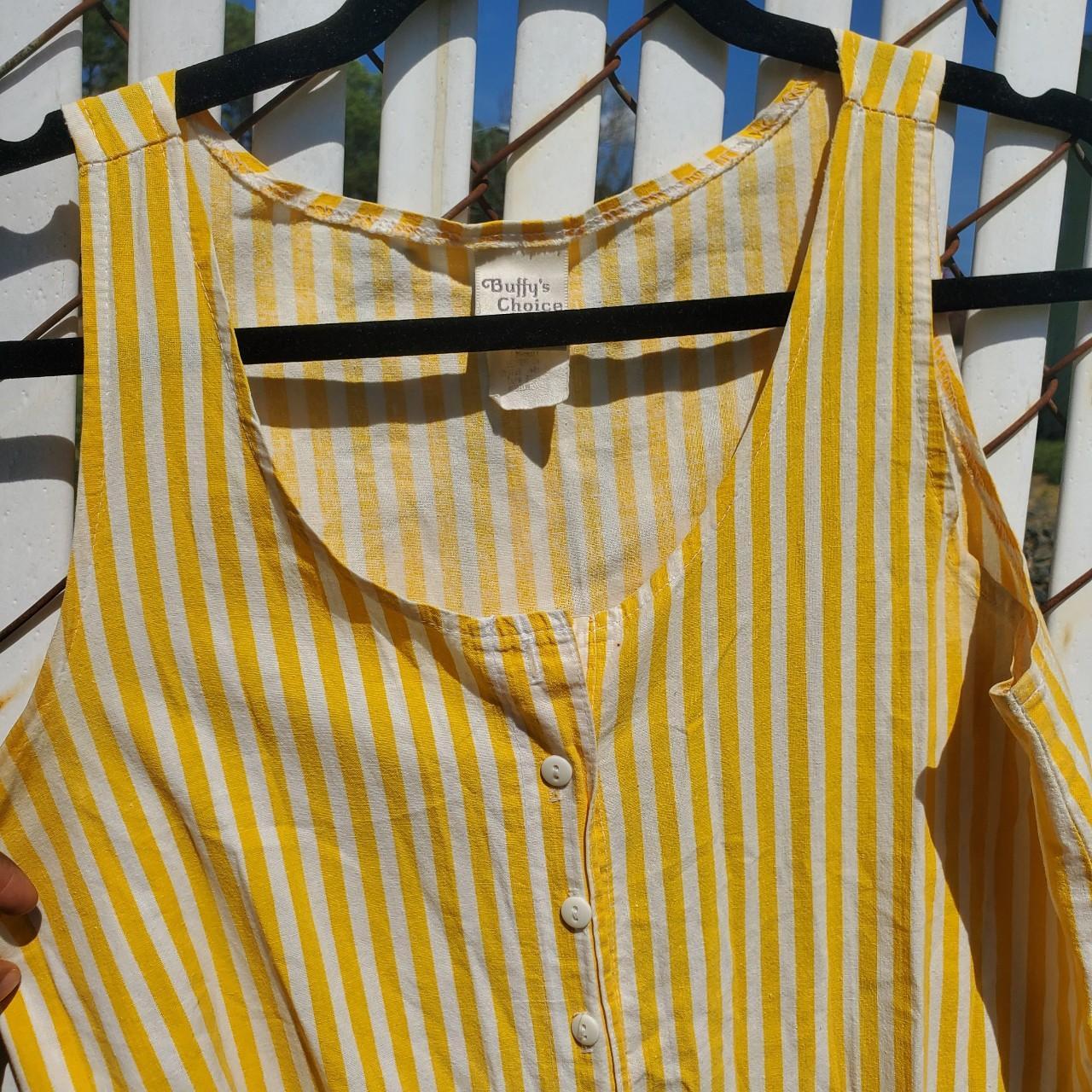 Women's Yellow Jumpsuit Depop