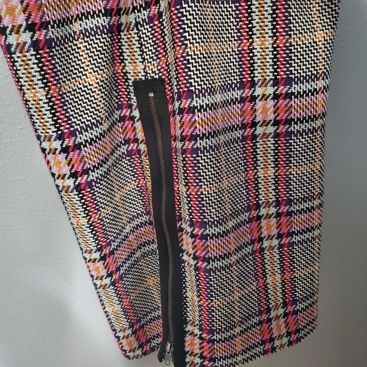 Halogen plaid tweed outlet pencil skirt