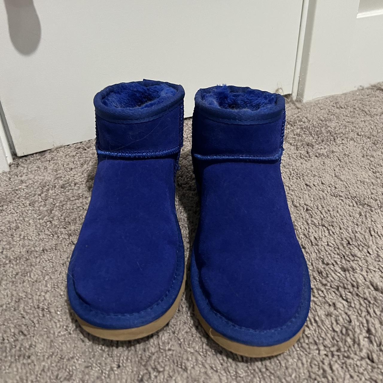 Deep Blue Ultra Mini Uggs Size 65 Worn Once Depop 2151