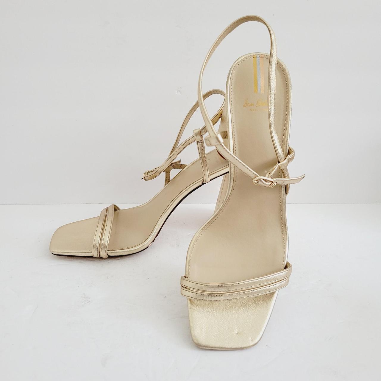 Sam Edelman Women's Leather Heeled Sandals, Size Depop