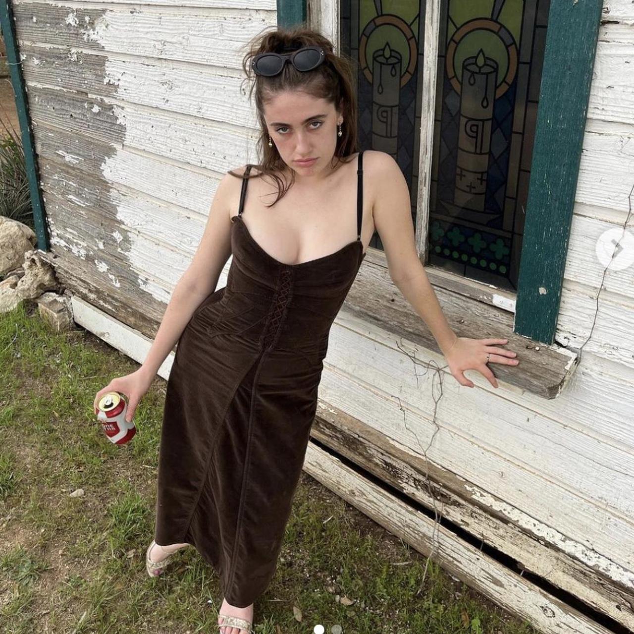 Vintage Dolce Gabbana Corseted Corduroy