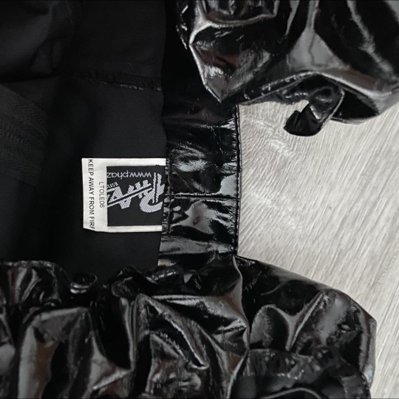 ☠️ Vintage Pvc Vinyl Corsage Gothic Top by Phaze... Depop