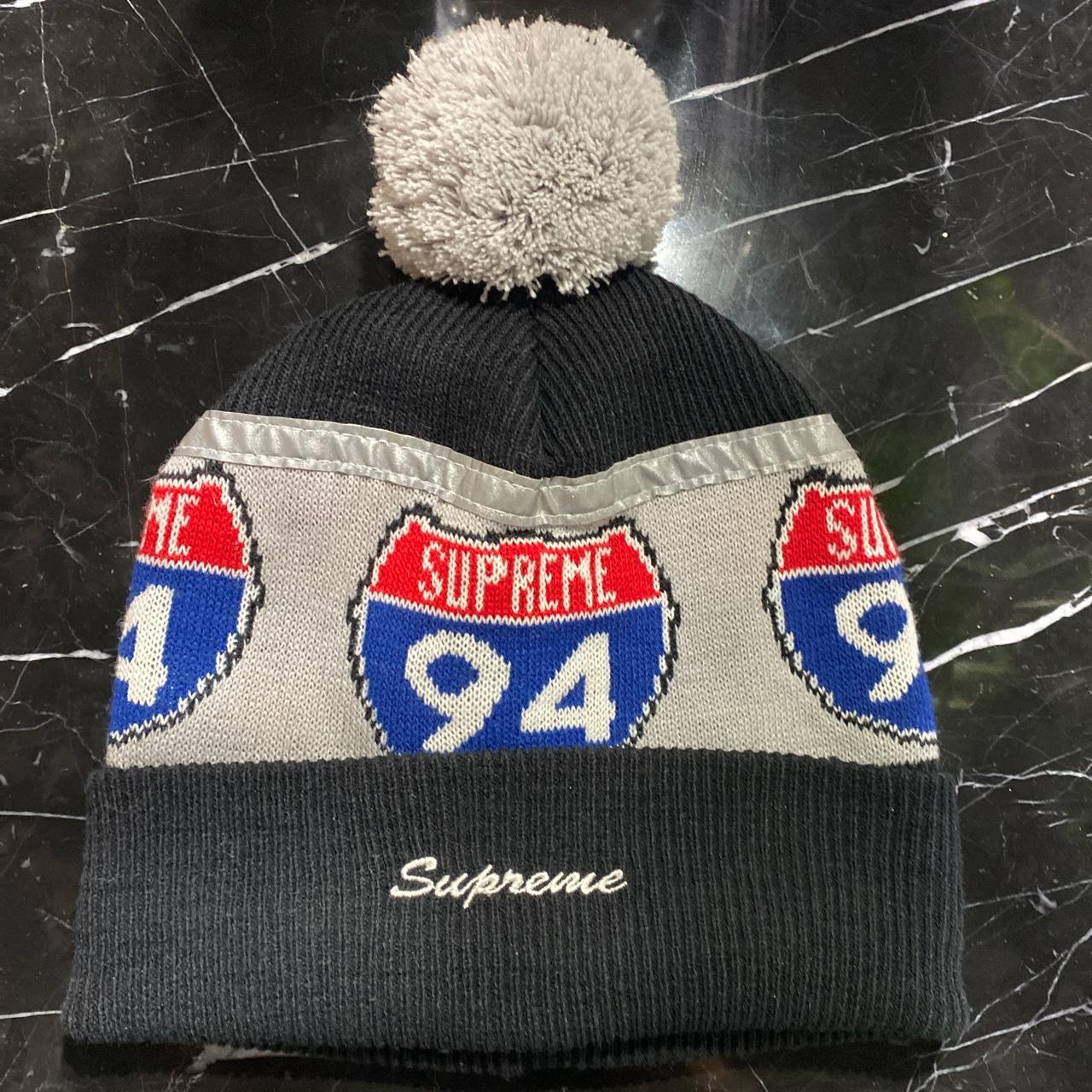 Interstate Reflective Beanie From week 17 supreme... - Depop