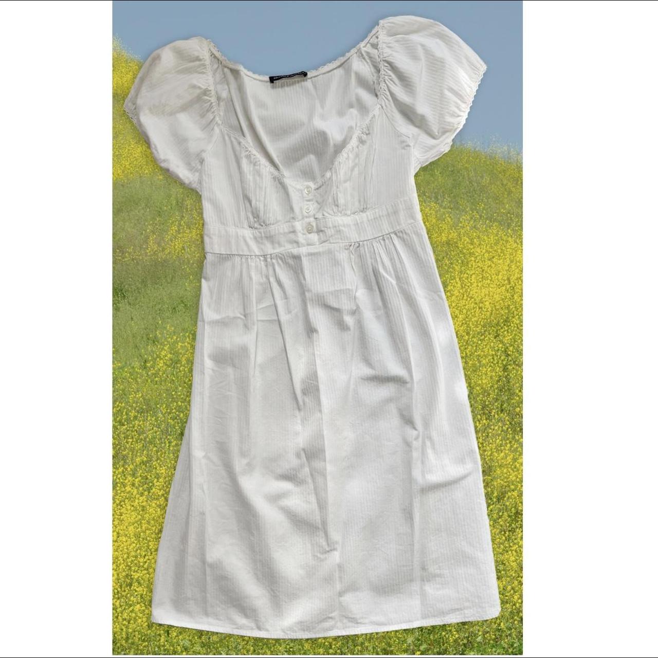 Brandy Melville Women's White Dress Depop