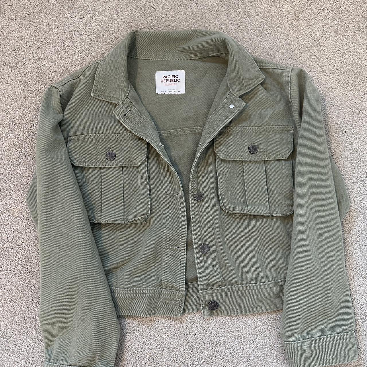 Army jacket pull hot sale and bear