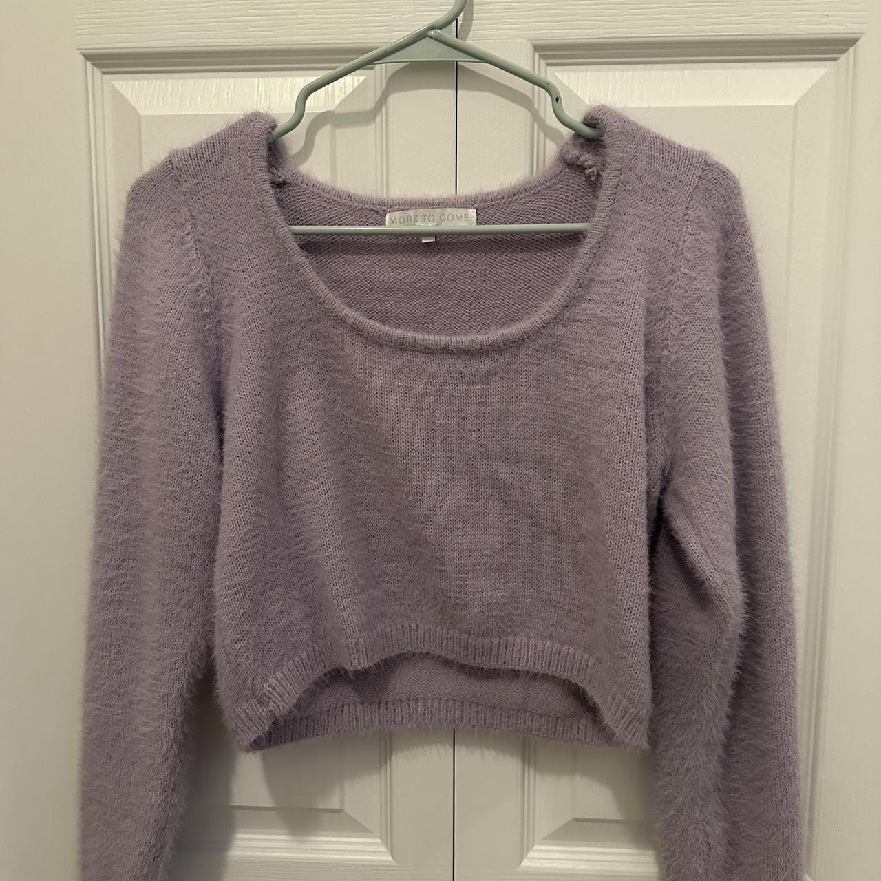 purple sweater from revolve -size small -more to... - Depop