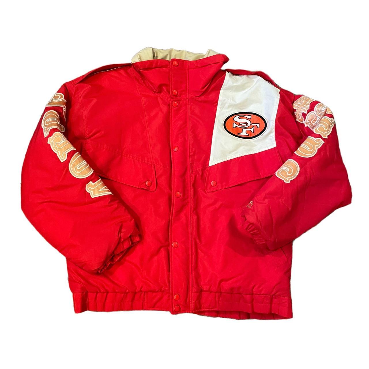 Vintage San Fransisco 49ers starter jacket Zipper is - Depop