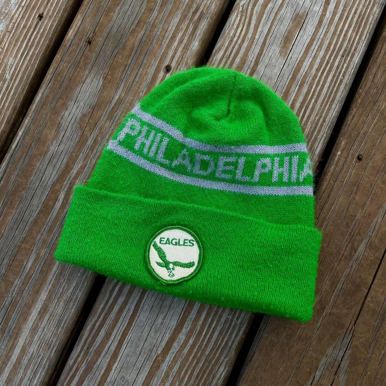 Vintage Philadelphia Eagles Knit Winter Hat 