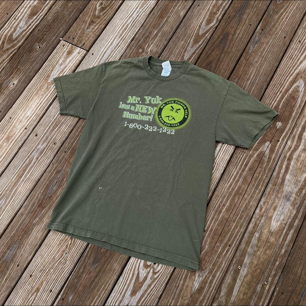 Mr. Yuk Poison Help has a new number tee shirt size... - Depop