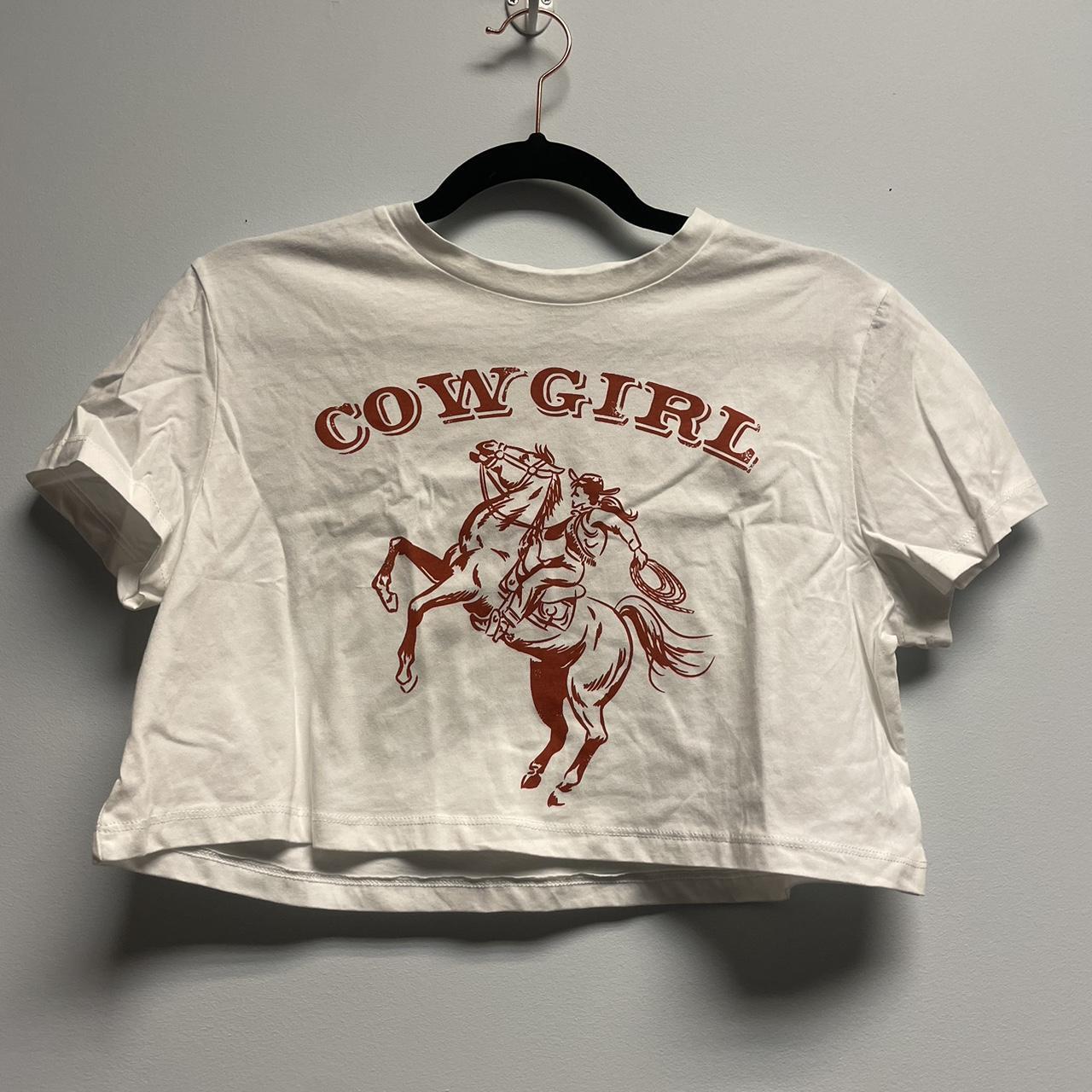 Princess Polly “Cowgirl” cropped t-shirt, Size S,... - Depop