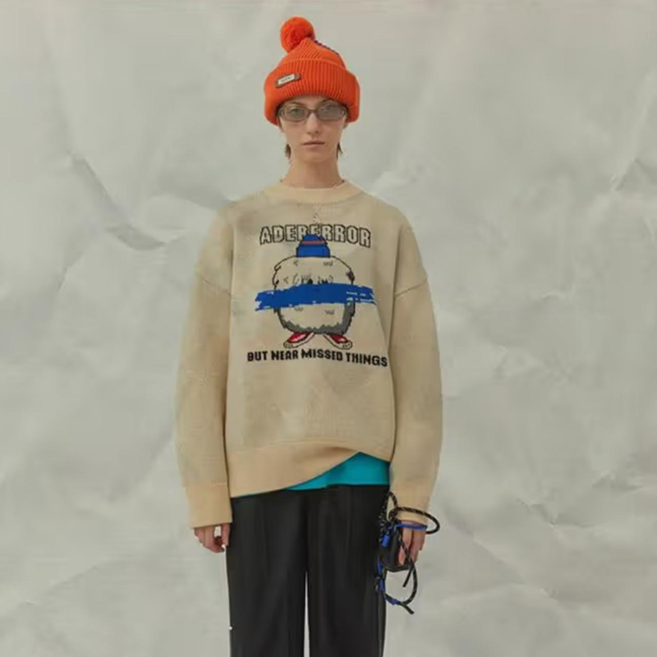 Ader Error Men's Sweater - Cream - M – Ader Error… - image 1