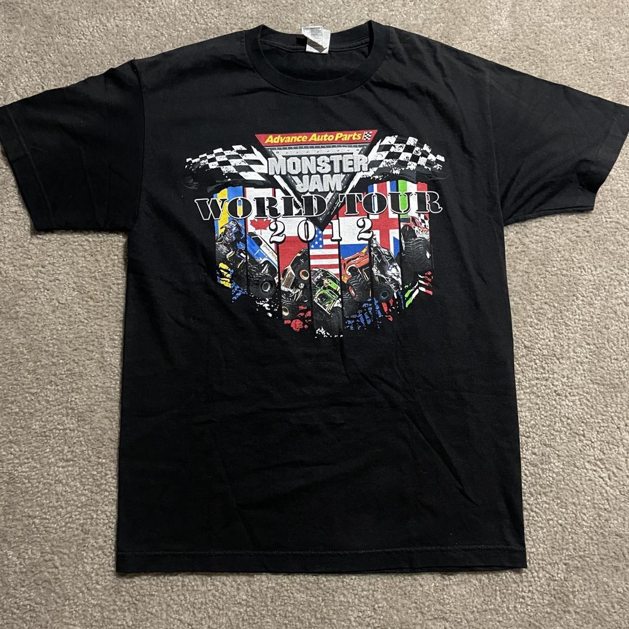 Monster Jam World Tour 2012 Monster Truck Tee size... Depop