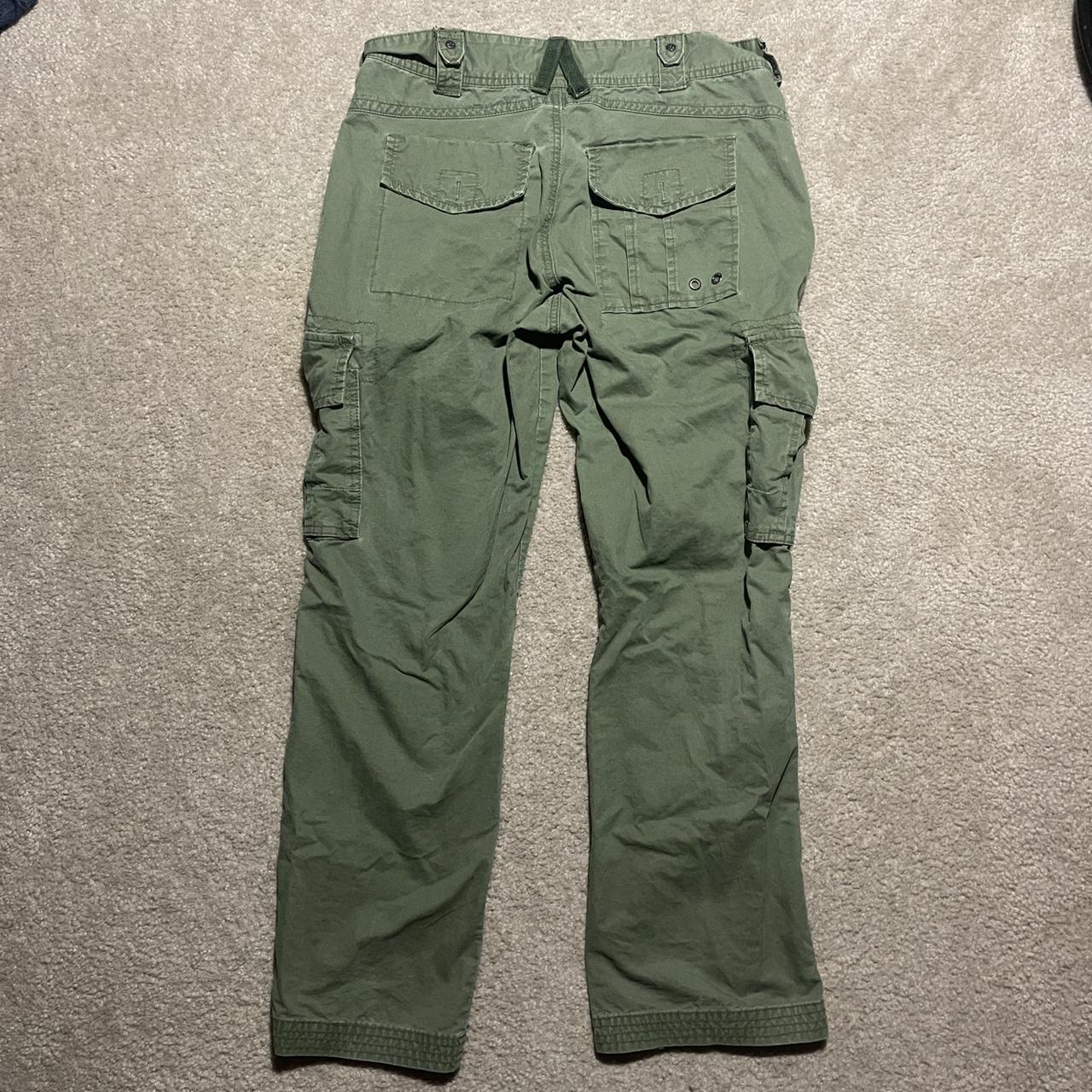 Men's Khaki and Green Trousers | Depop