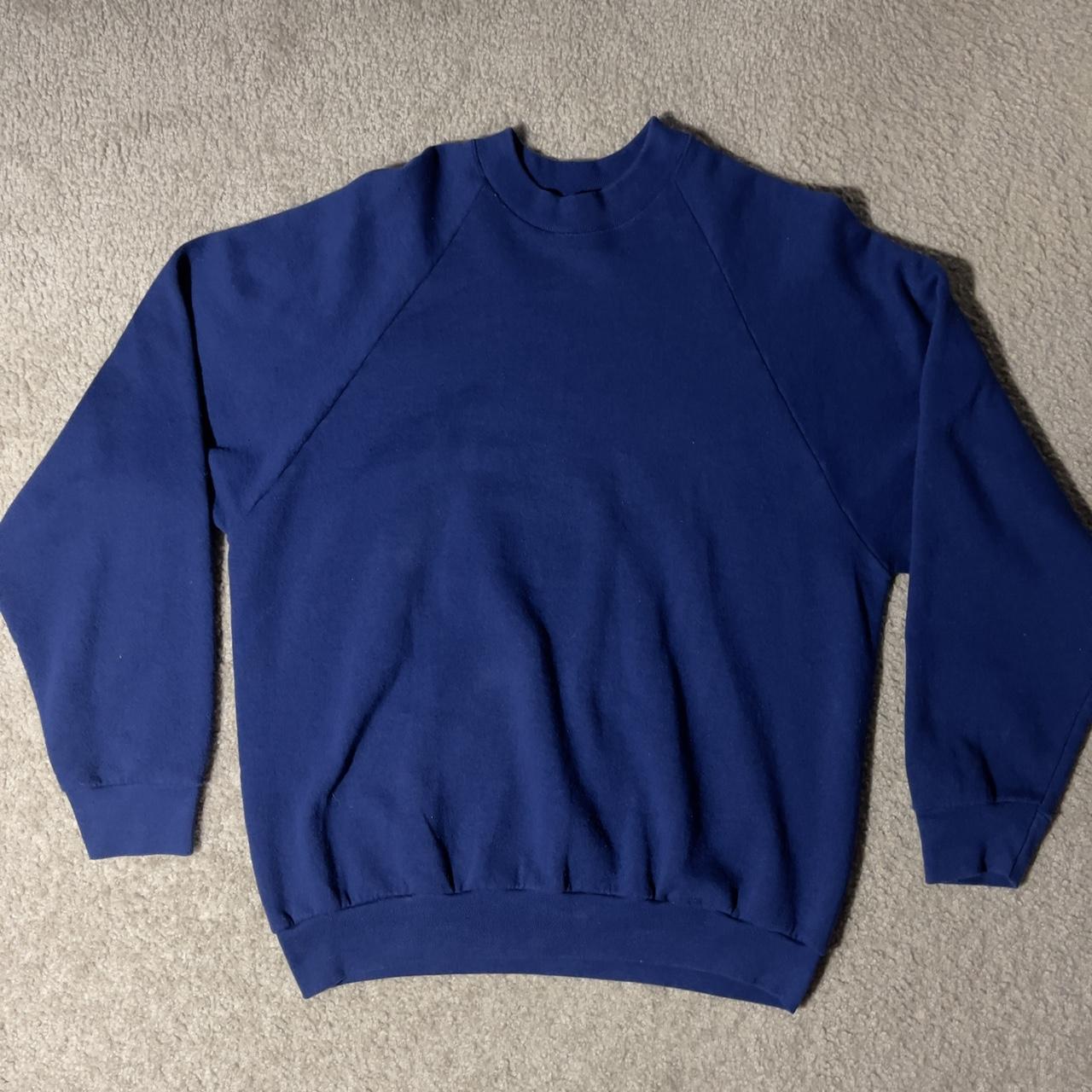 Men's Navy and Blue Jumper | Depop