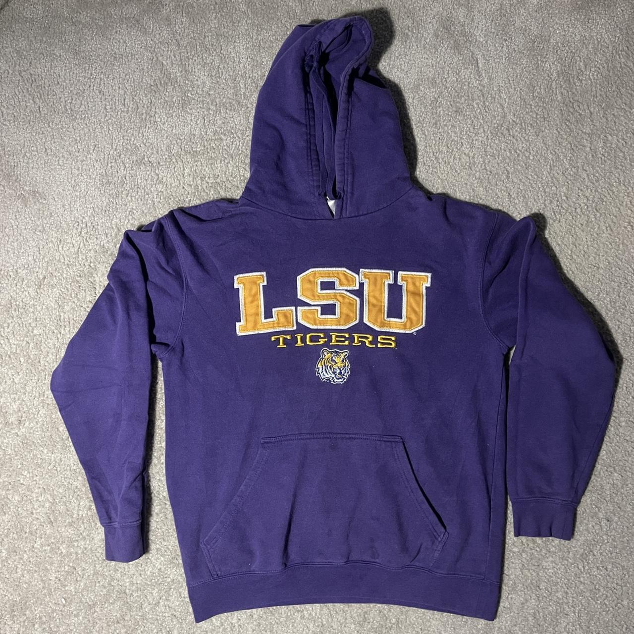 Men's Yellow And Purple Hoodie 