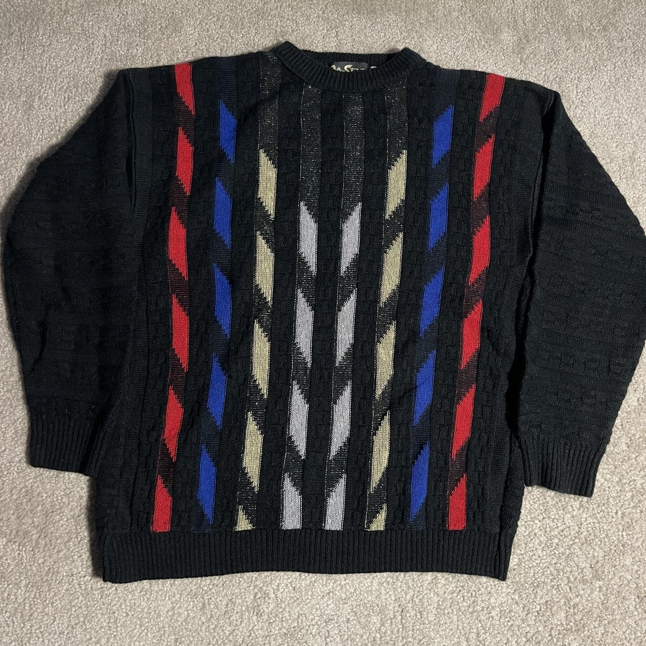 Vintage 90s Alan Stuart Knit Sweater size... - Depop