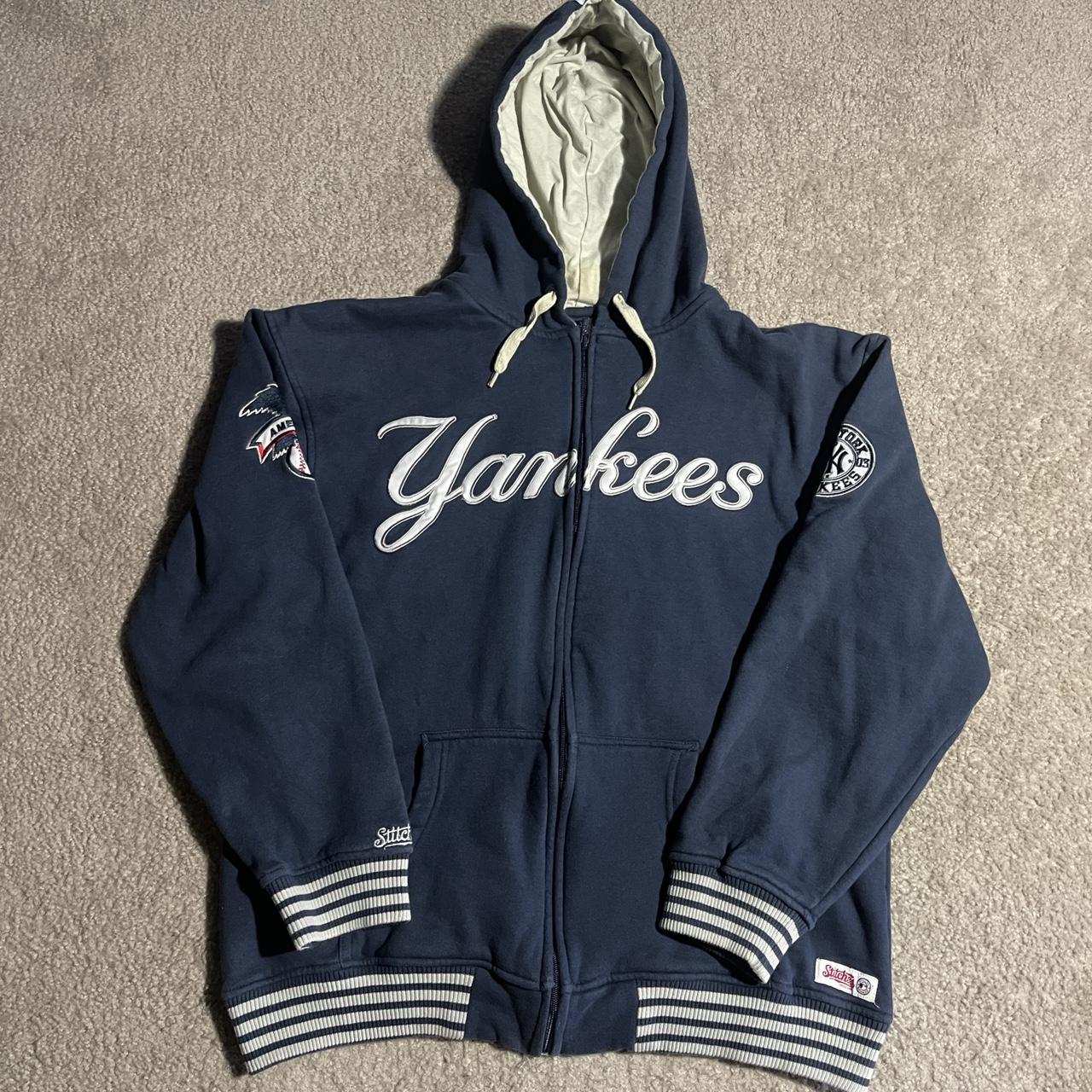 Yankees bomber jacket Tagged size M Dimensions - Depop
