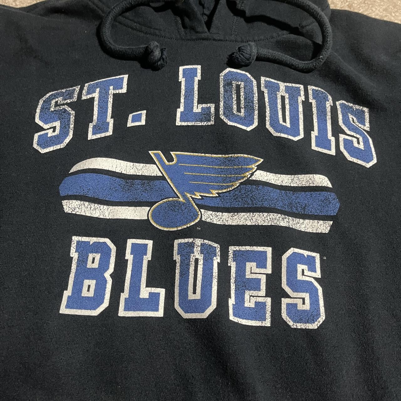 Vintage St Louis blues hockey sweatshirt. NHL St - Depop