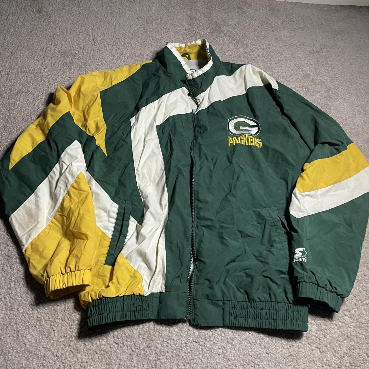 Vintage Y2K Starter Pro Line Green Bay Packers NFL... - Depop