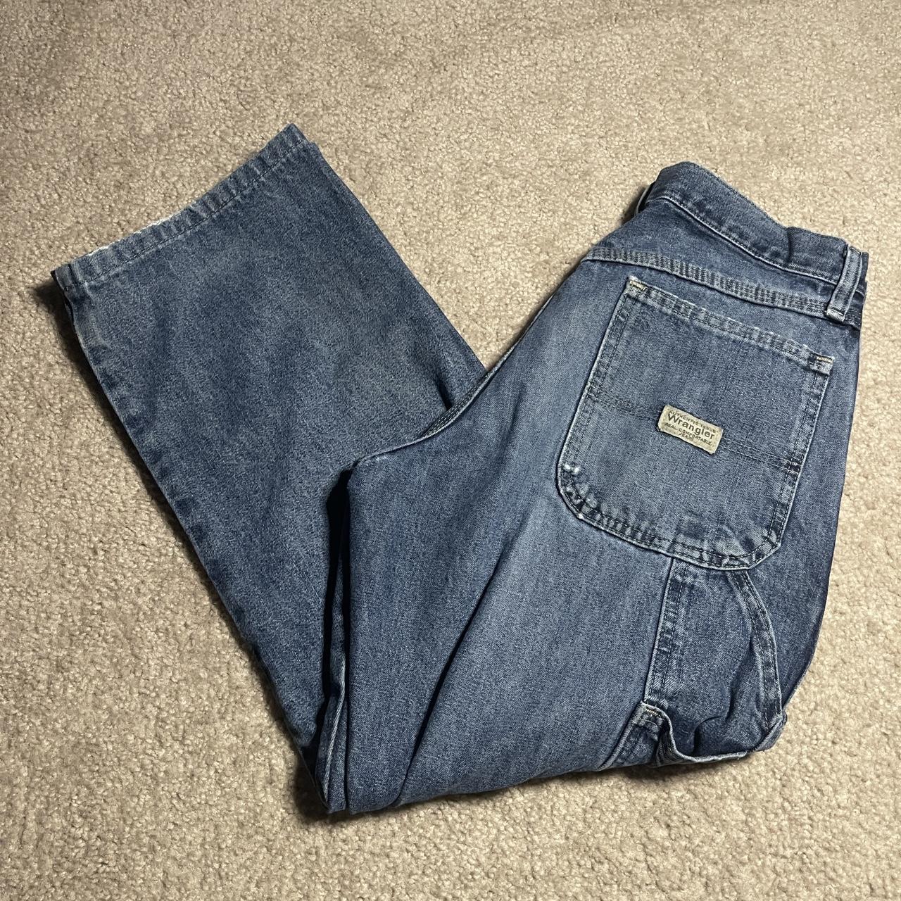 Vintage Y2K Wrangler Carpenter Jeans size 30 x... - Depop