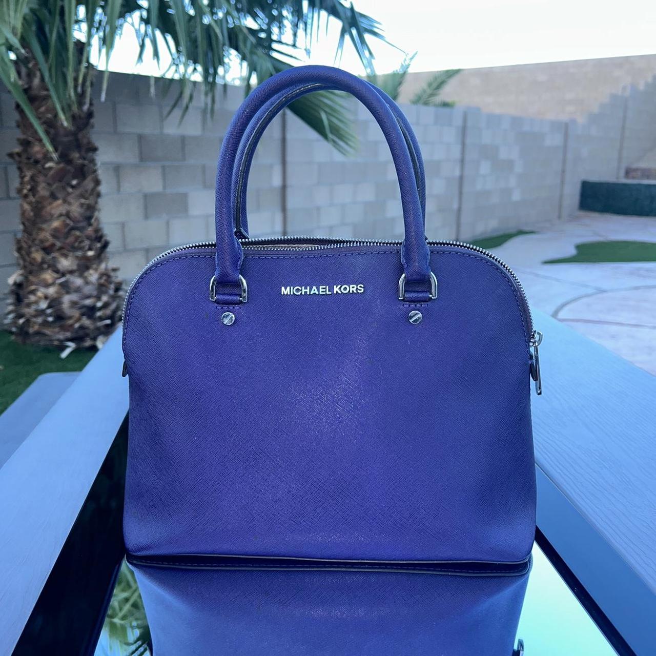 Michael kors clearance purple satchel