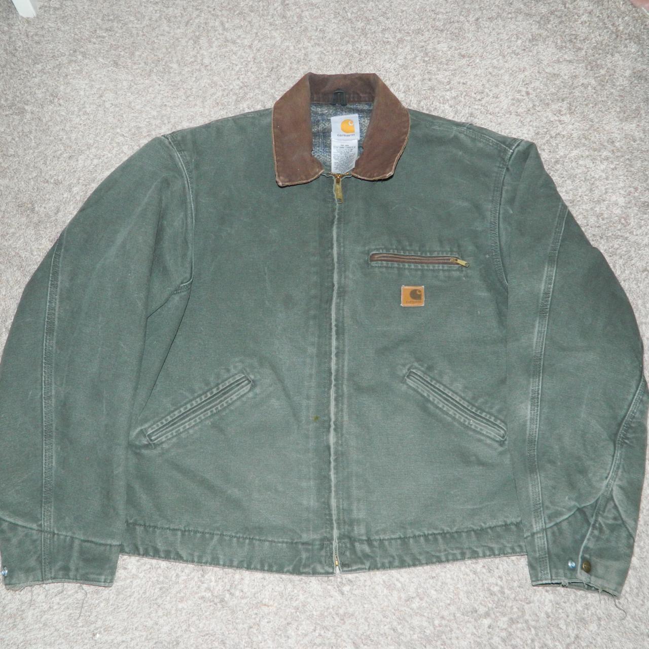 Vintage Carhartt Detroit Green MOS Jacket. THIS IS... - Depop