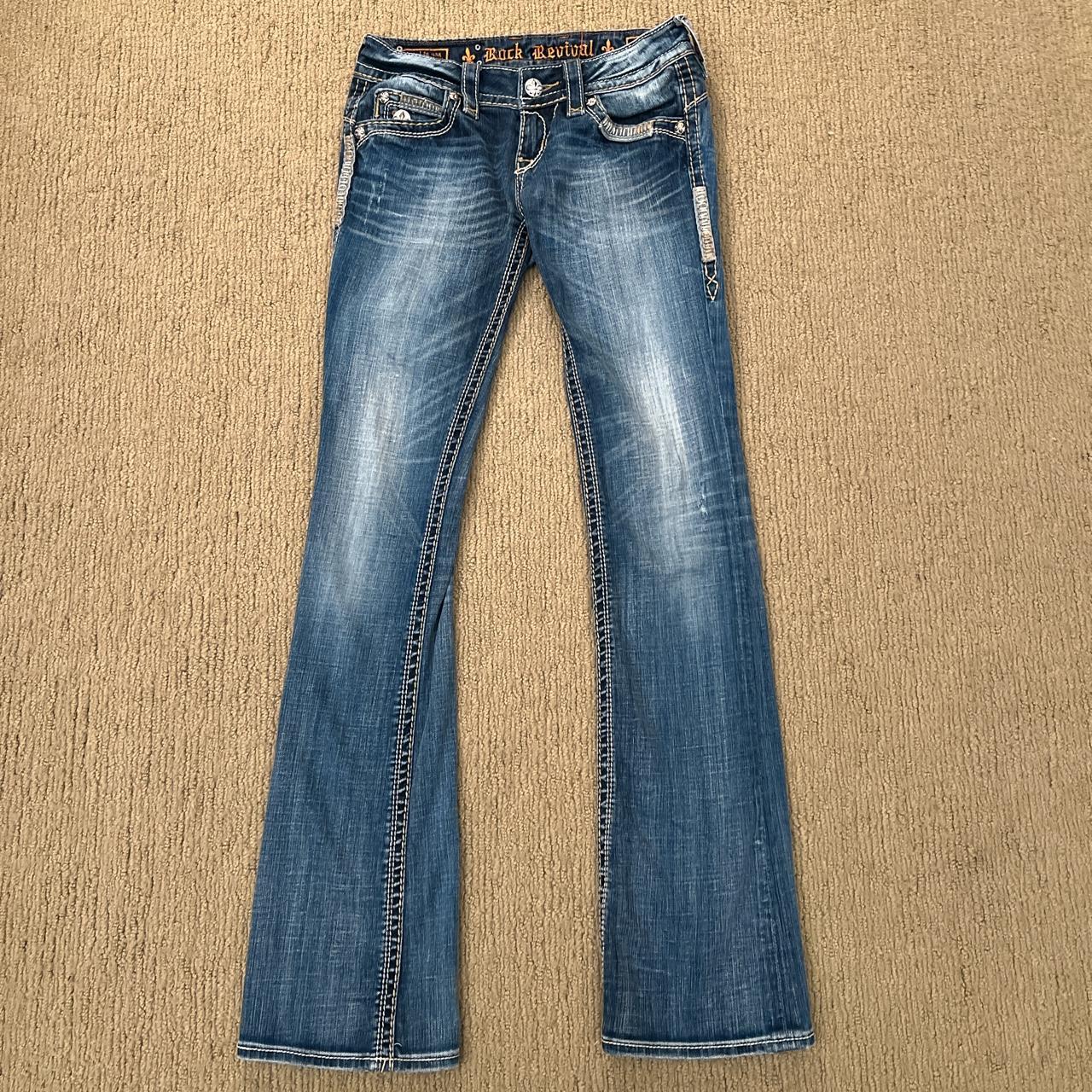 Rock revival vintage bootcut jeans ☆ Waist 27 inch... - Depop