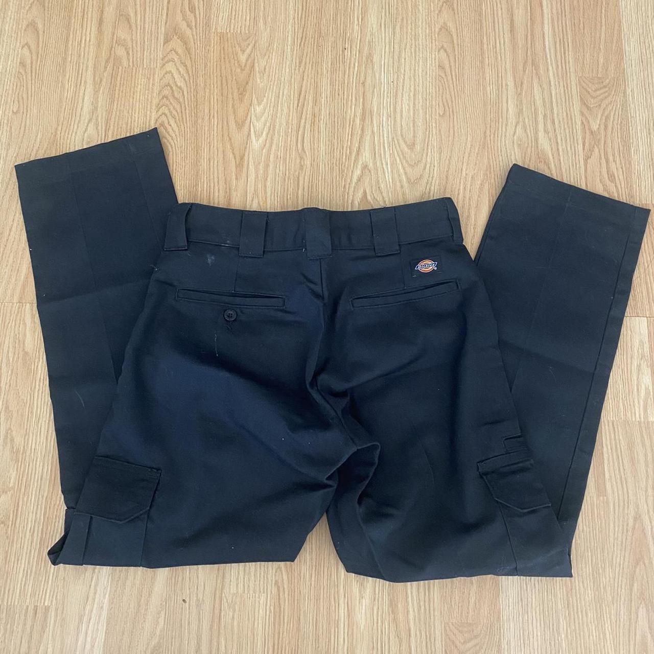 DICKIES black cargo work pants. Mid rise. Like new,... - Depop