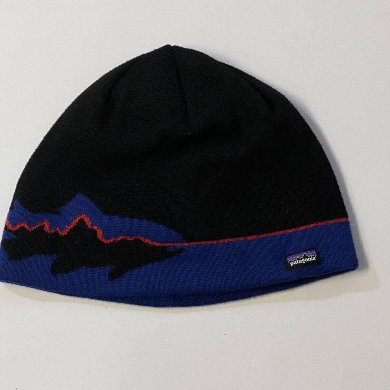 Patagonia Men's Beanie Hat Fitz Trout Fish One Size... Depop