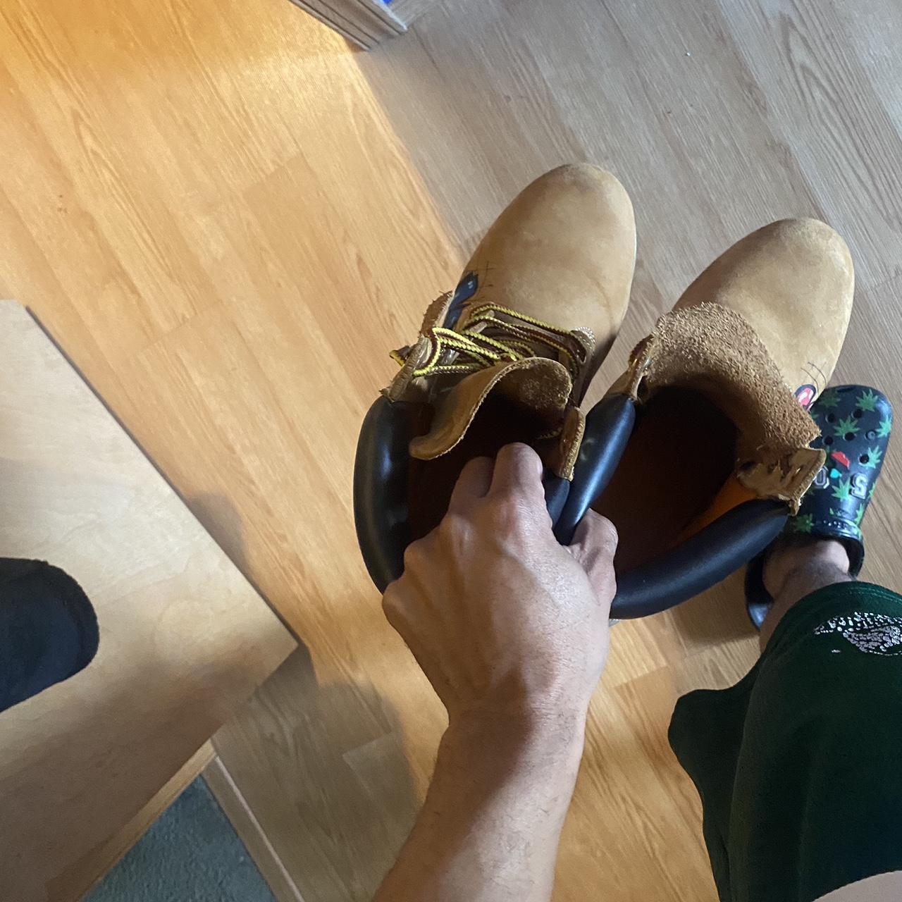 airbrushed timberland boots