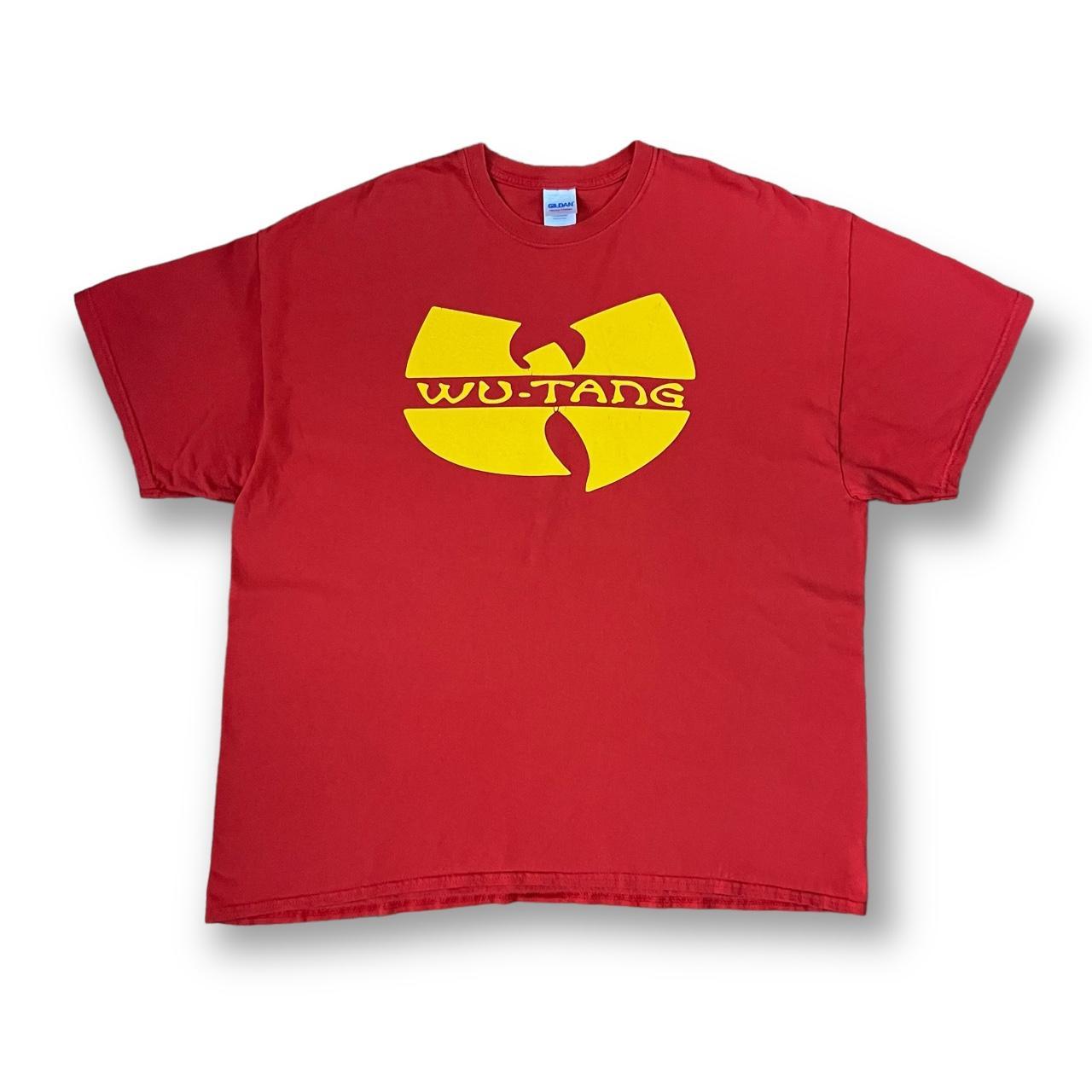 MODERN Wu-Tang Clan T-shirt. Used red hip hop rap... - Depop