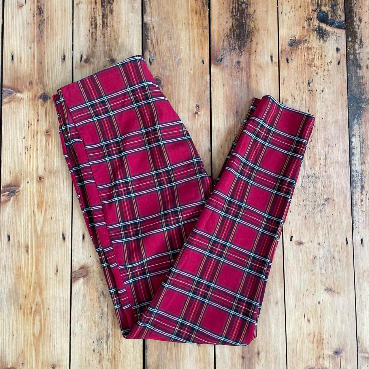 Zara Women's Red Trousers | Depop