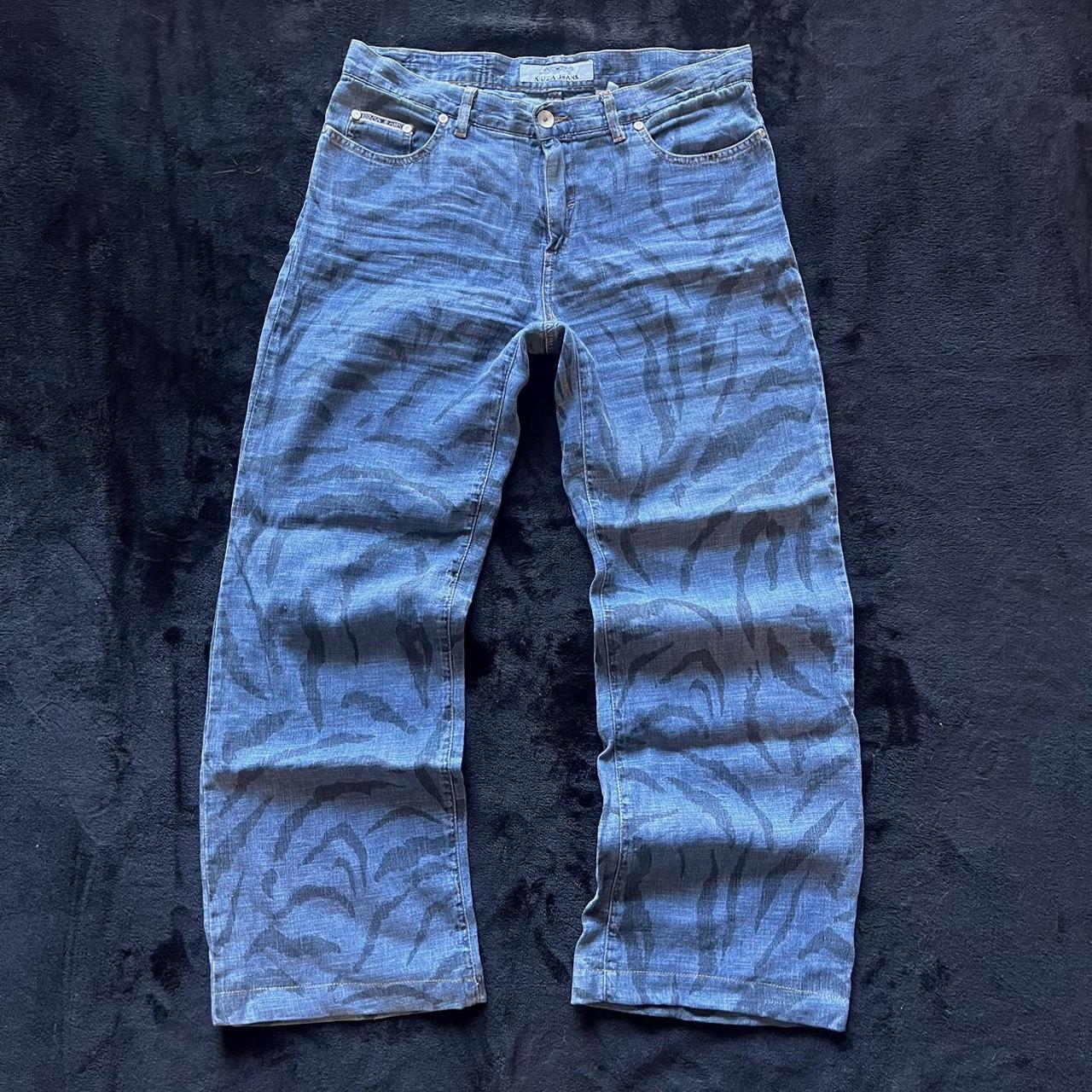 Crazy Vintage Y2K Japanese Krizia Jeans Zebra Print...