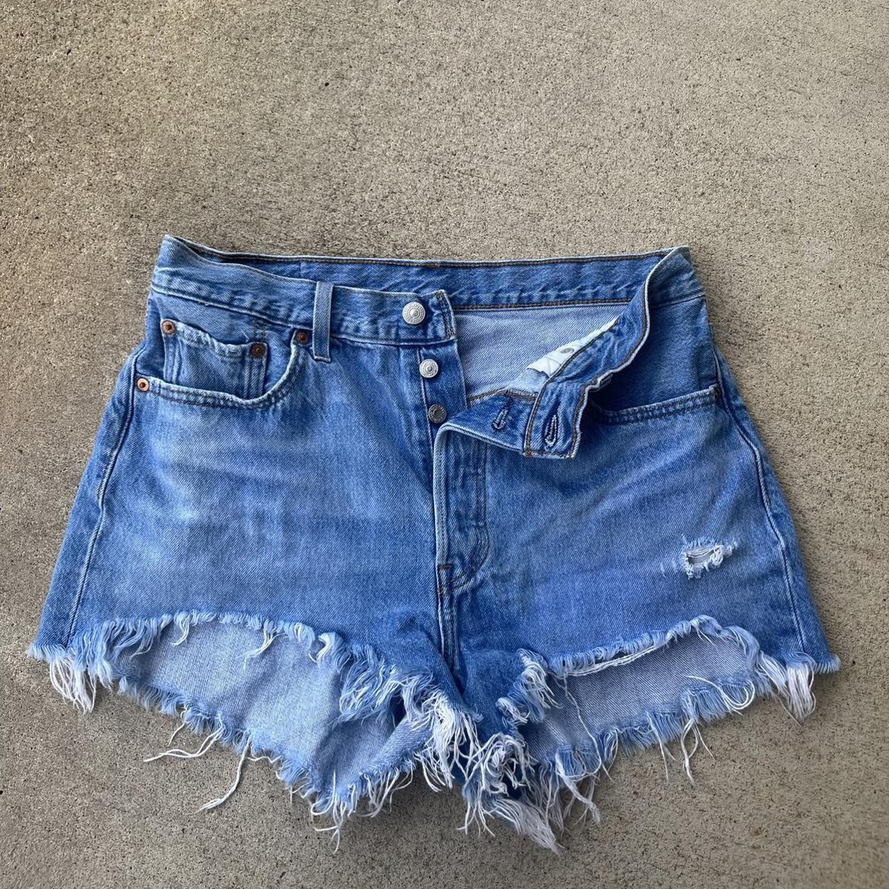 Levi’s High waisted Jean Shorts size 29 - Depop