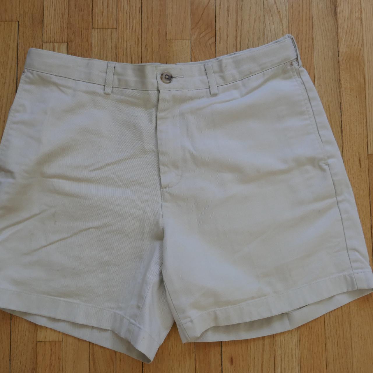 Lands' End Men's Cream Shorts | Depop